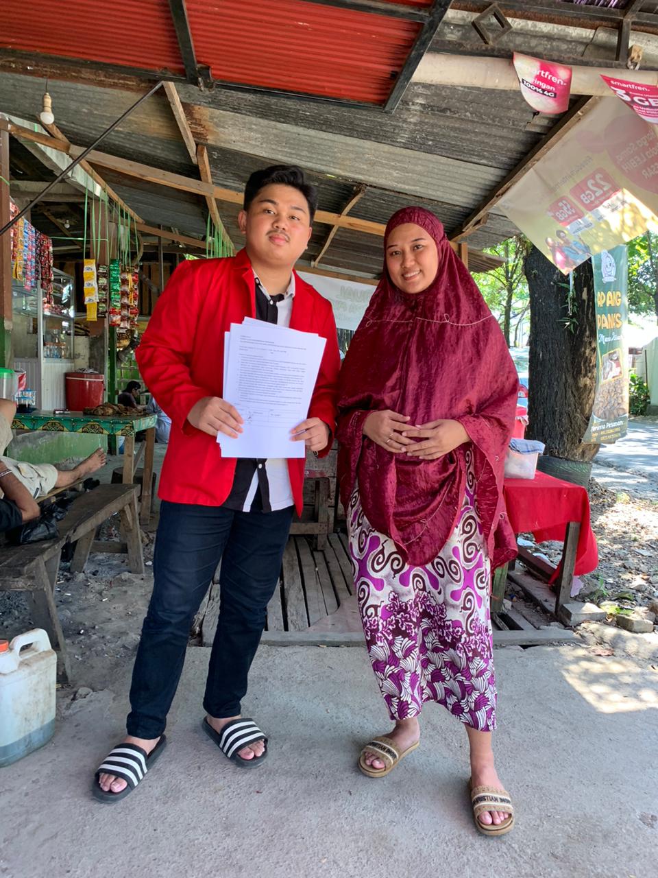 Pertemuan pertama dengan ibu elma yang ramah